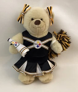 Build A Bear In NFL Pittsburgh Steelers Approved Cheer Uniform 15”Bear - Picture 1 of 16