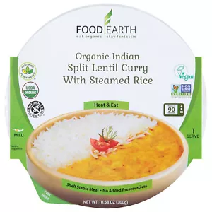Food Earth Entree Lentil Curry Rice 10.58 oz (Pack of 6) - Picture 1 of 2