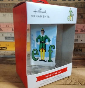 Hallmark Buddy the elf Christmas tree Ornament - Will FerrellVCR/VHS Movie Retro - Picture 1 of 5
