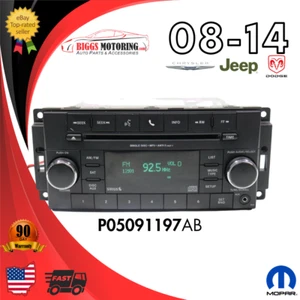 2008-2014 Dodge Jeep Chrysler Radio Stereo Single Disc Cd Player P05091197AB - Picture 1 of 10