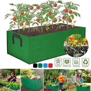 Plant Grow Bags Fabric Pot Nursery Soil Bag with Handles Thickened Nonwoven USA - Picture 1 of 7