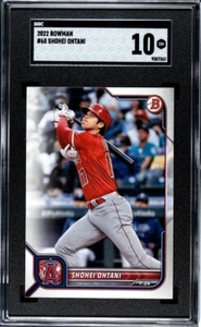 2022 Bowman #69 Shohei Ohtani SGC 10 GEM MINT Angeles  - Picture 1 of 4