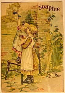 Providence RI Rhode Island Kendall Manufacturing Soapine Trade Card Ad