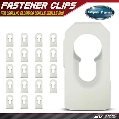 20 peças 14,29x19,05 mm retentor de clipe de moldagem acabamento superior para Cadillac Eldorado AMC - Imagem 1 de 4