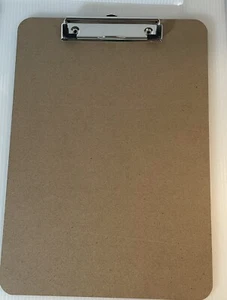 15 Stück Klemmbretter Letterformat 9 x 12,5 umweltfreundlich Holz Klemmbrett Hartfaserplatte - Bild 1 von 3