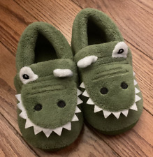 JACKSHIBO Girls Boys Home Slippers Warm Dinosaur House Slippers for Toddler Fur