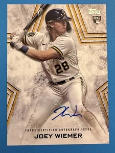 2023 Topps Update - Baseball Stars Autographs Joey Wiemer #BSA-JWI Auto (AU, RC) - Picture 1 of 2
