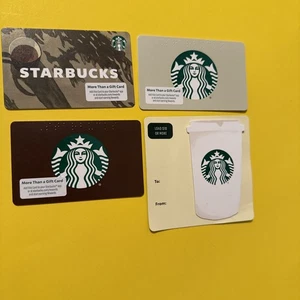 4x STARBUCKS 2025 GIFT CARDS - 2 Brielle, 1 Die Cut Cup, 1 CAMAFLOUGE - NEU! - Bild 1 von 3