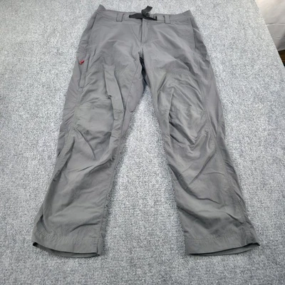 Pantalones REI Co Op Para Hombre Gris Cremallera Mosca Cinturón Carga Exterior Senderismo Talla 34W 30L Foto 1 de 4