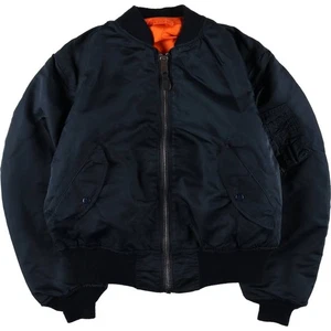 Vintage 1990'S Alpha MA-1 style padded military flight jacket USA made men's... - Picture 1 of 20