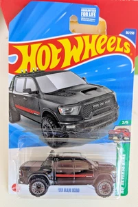 HTF 2025 Hot Wheels Black '23 Ram 1500 #96/250-HW Reverse Rake #2/5! - Picture 1 of 2