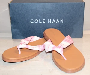 COLE HAAN WOMEN'S FIONA THONG SLIDE SANDAL MEMPHIS PINK SIZE 10.5 B - Picture 1 of 6