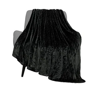 Fleece Blanket Fuzzy Plush Throw Blanket 50" x 60", Super Soft Fluffy Bed - Picture 1 of 7