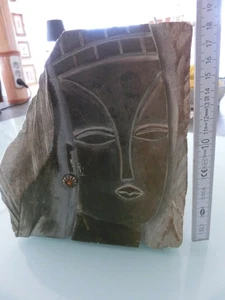 Dekorative Aussenleuchte für Brennpaste oder Teelichter aus schwerem Speckstein - Bild 1 von 11