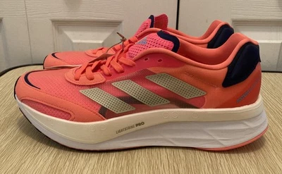 adidas Adizero Women SZ-9.5 Boston 10 Turbo Sandy Beige Metallic GY0905 NEW. - Image 1 of 4