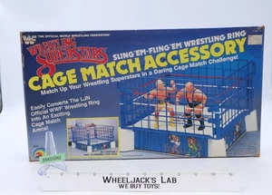 Sling EM Fling EM Cage Match Accessories 100% Complete WWF LJN Wrestling - Picture 1 of 7