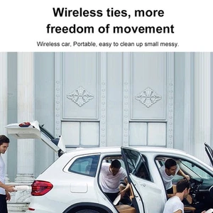 GE (Weiß) Autostaubsauger Geräuscharm USB-Aufladung Mini-Handstaubsauger Kabello - Bild 1 von 14