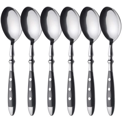 GRÄWE 6 Tafellöffel Menülöffel geschmiedet aus Edelstahl Serie NÜRNBERG - Bild 1 von 3