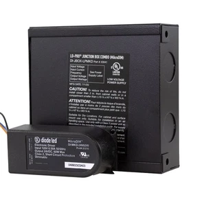 diodeLED LO-PRO Junction Box with MikroDIM Driver Combo - 24V 60W, With JBOX - Picture 1 of 6