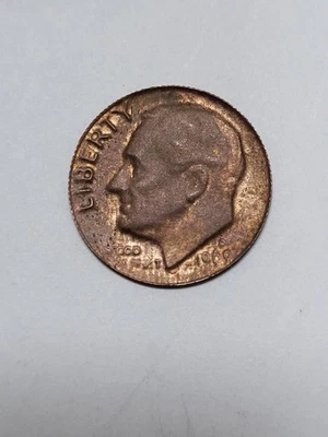 1969 D ERROR Roosevelt Dime !!!  1.1 gram weight!  Defective planchet ?? - Image 1 of 4
