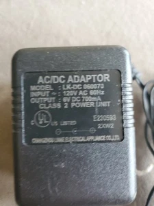 Class 2 Power Unit AC Adapter Charger for LK-DC 060070 Power Supply 6V 700mA - Picture 1 of 5