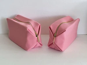 2 Lancome Lancôme Rosa Bolsa de Cosméticos Bolsa de Maquillaje Viaje Bolsa de Artículos de Aseo Nuevo - Imagen 1 de 5