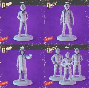 Octopus Spiel - POP MINIS 28mm 32mm Scale Miniatures - Bild 1 von 8