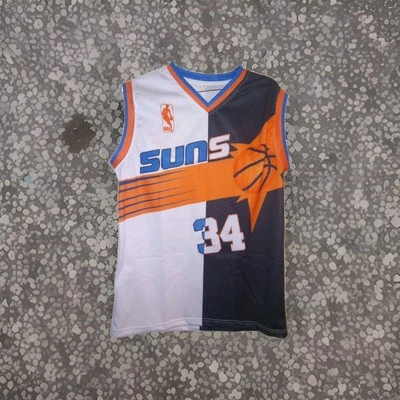 JERSEY NEGRO PARTIDO CHARLES BARKLEY SUNS PERSONALIZADO TALLA PEQUEÑA COSIDO  Foto 1 de 4
