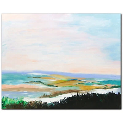 NOVAARTE Abstrakte Malerei Acryl Bild Gemälde Küste Moderne Kunst Meer ORIGINAL - Bild 1 von 4