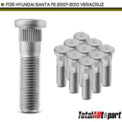 10pcs M12-1.5 Wheel Lug Stud for Hyundai Santa Fe 2007-2010 Veracruz 2007-2008 - Image 1 of 4