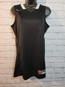 Nike Dri-FIT Women's Size Medium Sleeveless Basketball Team Jersey Black White - Picture 1 of 6