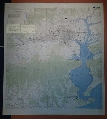 1945 US Army Map City Plan of Kochi, Kochi Prefecture, Shikoku Japan 1:12,500 - Image 1 of 4