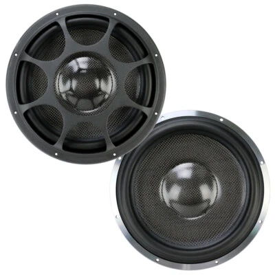 Morel Elate Carbon MW9 8-3/4" Midwoofer Speakers 200W 4-Ohm Component Mid NEW