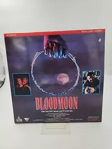 Bloodmoon Laserdisc (NOT DVD) 1989 Rare Horror Alec Mills Ian Williams Holepunch - Picture 1 of 9