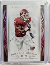 DeMarco Murray 2015 National Treasures MS Base card #’d 10/25 Oklahoma Sooners