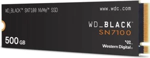Western Digital WDS500G4X0E SSD Black SN7100 500G M.2 2280 NVMe PCIe4 Retail - Picture 1 of 2