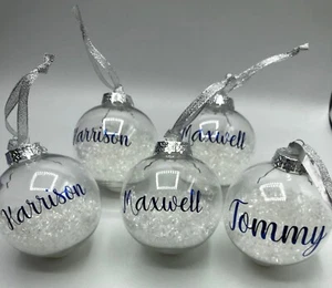 Bola de Navidad Personalizada / Bola Conmemorativa / Árbol Decoración Personalizada - Imagen 1 de 32
