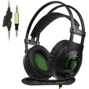 SADES SA801 Wired 3.5mm Gaming Headset - Picture 1 of 5