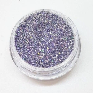 CA Glitter LASER SILVER PURPLE Hologram Glitter Multi Shimmer Rainbow - Picture 1 of 2