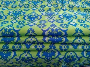 Pure Silk Fabric By The Yard Dress Making Cloth Collage Vintage Material PSF1804 - Picture 1 of 7