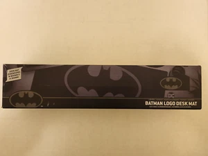 DC Batman Logo Gaming Laptop Desk Mat - Bat Symbol 31.5” x 11.75” New - Photo 1/4