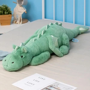 Dragon Stuffed Animal, 43.3Inches Large Plush Dragon Toy for Kids, Pink White... - Picture 1 of 6
