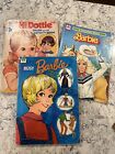 Vintage 1960’s Barbie Ken And Midge , Hi Dottie, Barbie Cowboy 3 Coloring Books