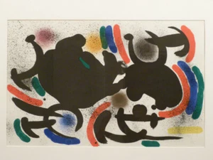 dr2/1 JOAN MIRO Farblithographie aus Lithographie I, Blatt VII 1972 - Bild 1 von 4