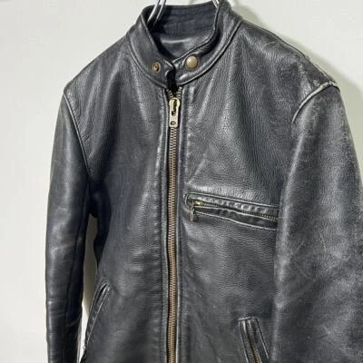 VANSON Men's Single Riders Jacket Leather Black Maid in USA authentic - Image 1 of 4