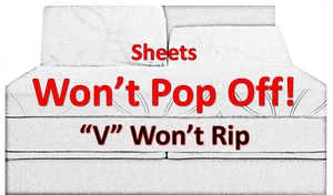 Won't Pop Off California King Flex Top Split Head Fuchsia Deep Pocket Sheet - Picture 1 of 12