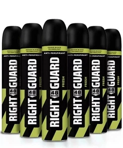6 X Right Guard Total Defence 5 Fresh Antiperspirant Deodorant 250Ml (6 Pack ) - Picture 1 of 3