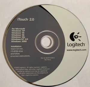 CD: LogitechiTouch 2.0 for windows XP, 95, 98, Me, NT 4.0, 2000 von 2002 - Bild 1 von 1