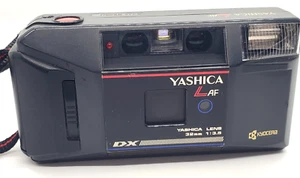 Yashica L AF Kyocera DX 32mm 3.5 Lens Point & Shoot 35mm Film Camera - Picture 1 of 12