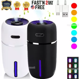 Car Home USB Air Humidifier Aroma Diffuser Essential Oil Air Purifier with LED - Picture 1 of 15